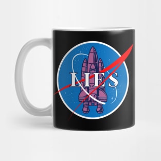 NASA LIES - Logo Tribute Design Mug